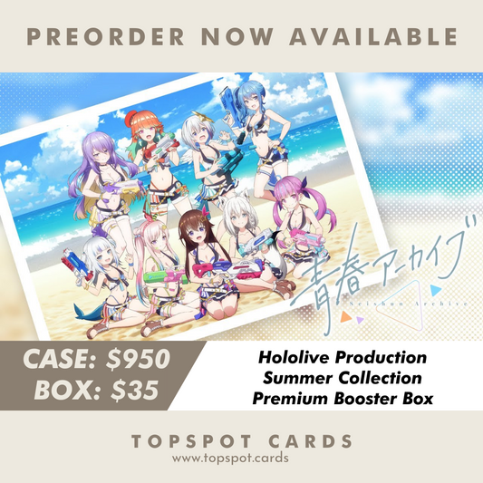 Preorder: Hololive Production Summer Collection Premium Booster Case (EN)