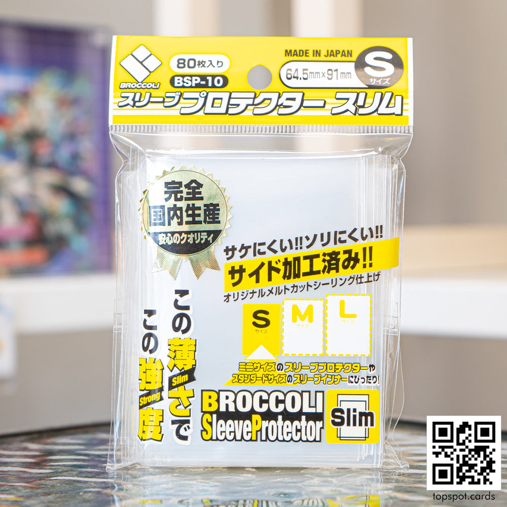 Broccoli Sleeve Protector [BSP-10] Slim Clear S – Topspot Cards