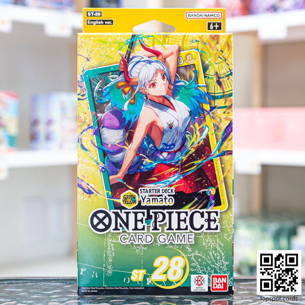 one piece tcg yamato deck ST-28 Starter Deck Green/Yellow Yamato (EN) – Topspot Cards