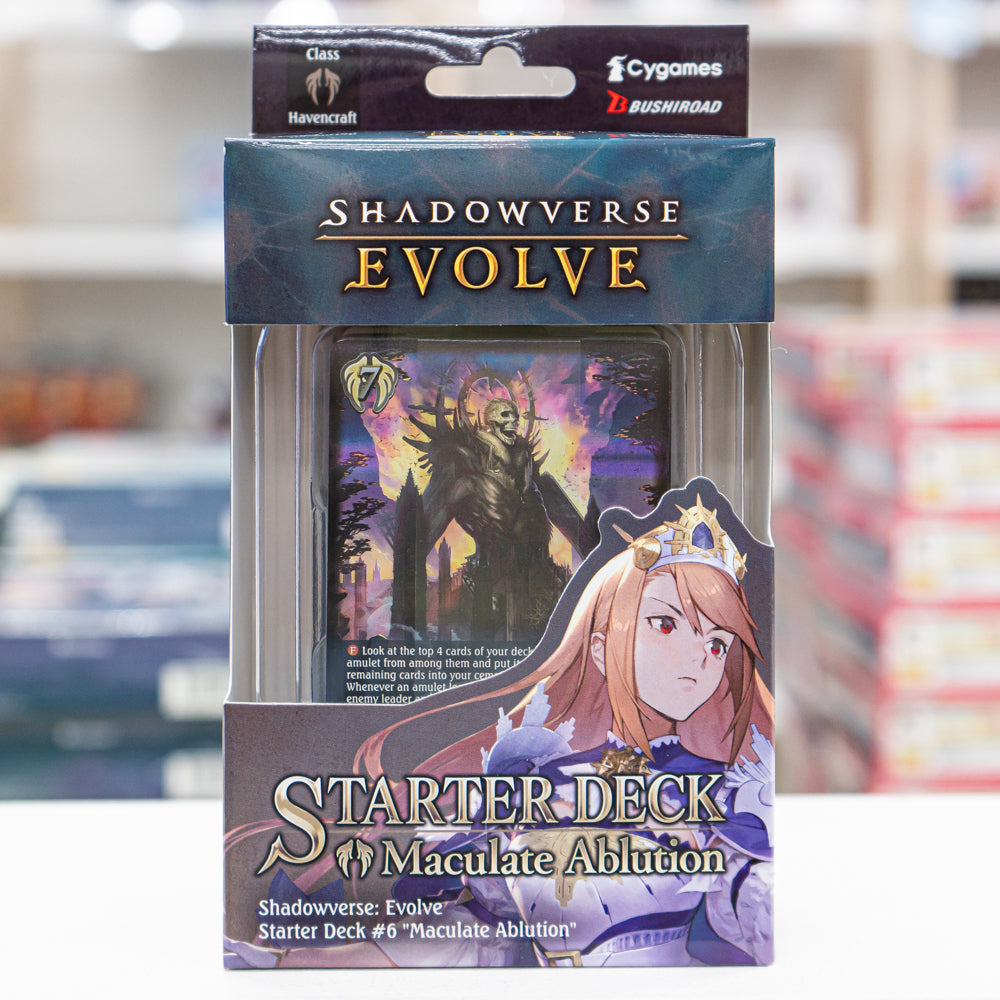 Starter Deck: Maculate Ablution - SD06: Maculate Ablution - Shadowverse: Evolve Starter Deck: Maculate Ablution - SD06: Maculate Ablution - Shadowverse: Evolve