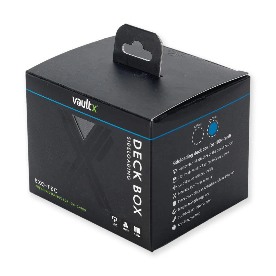 Exo-Tec Sideloading Deck Box 100+ Black/Electric Blue