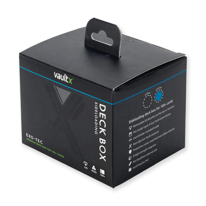 Exo-Tec Sideloading Deck Box 100+ Black/Electric Blue
