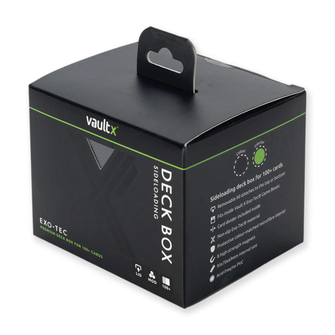 Exo-Tec Sideloading Deck Box 100+ Black/Electric Green