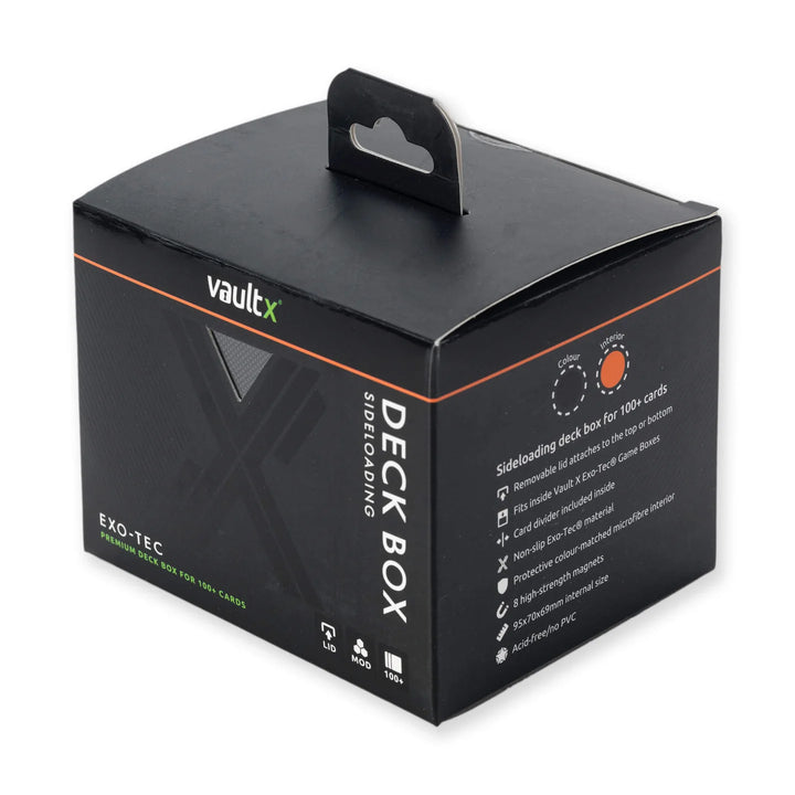 Exo-Tec Sideloading Deck Box 100+ Black/Electric Orange