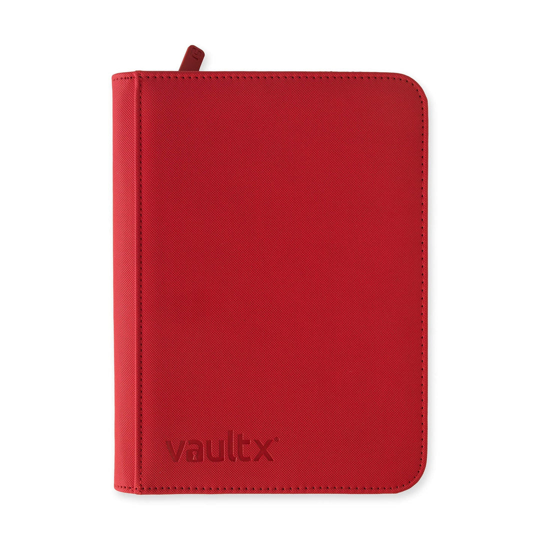 Exo-Tec Zip Binder 4-Pocket Fire Red