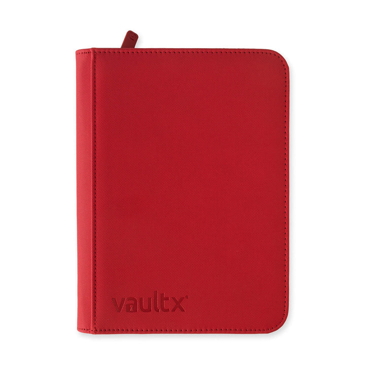 Exo-Tec Zip Binder 4-Pocket Fire Red