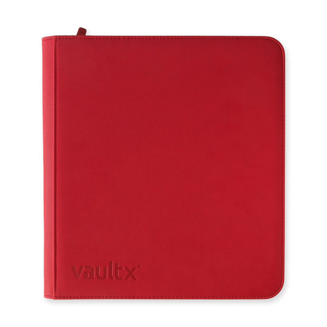 Exo-Tec Zip Binder 12-Pocket Fire Red