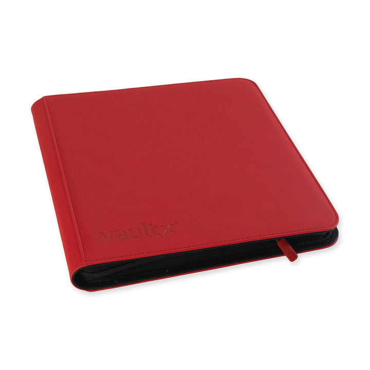 Exo-Tec Zip Binder 12-Pocket Fire Red