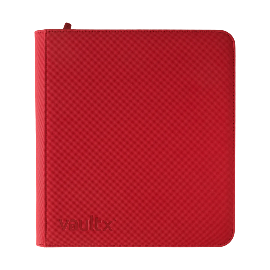 Exo-Tec Zip Binder XL 12-Pocket Fire Red