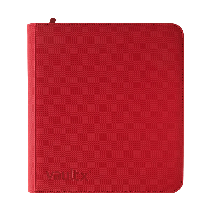 Exo-Tec Zip Binder XL 12-Pocket Fire Red