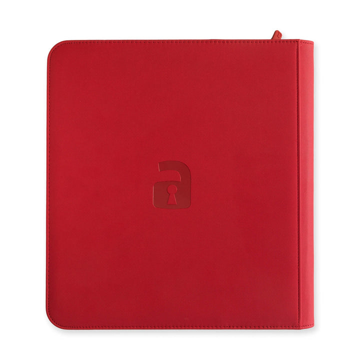 Exo-Tec Zip Binder 12-Pocket Fire Red