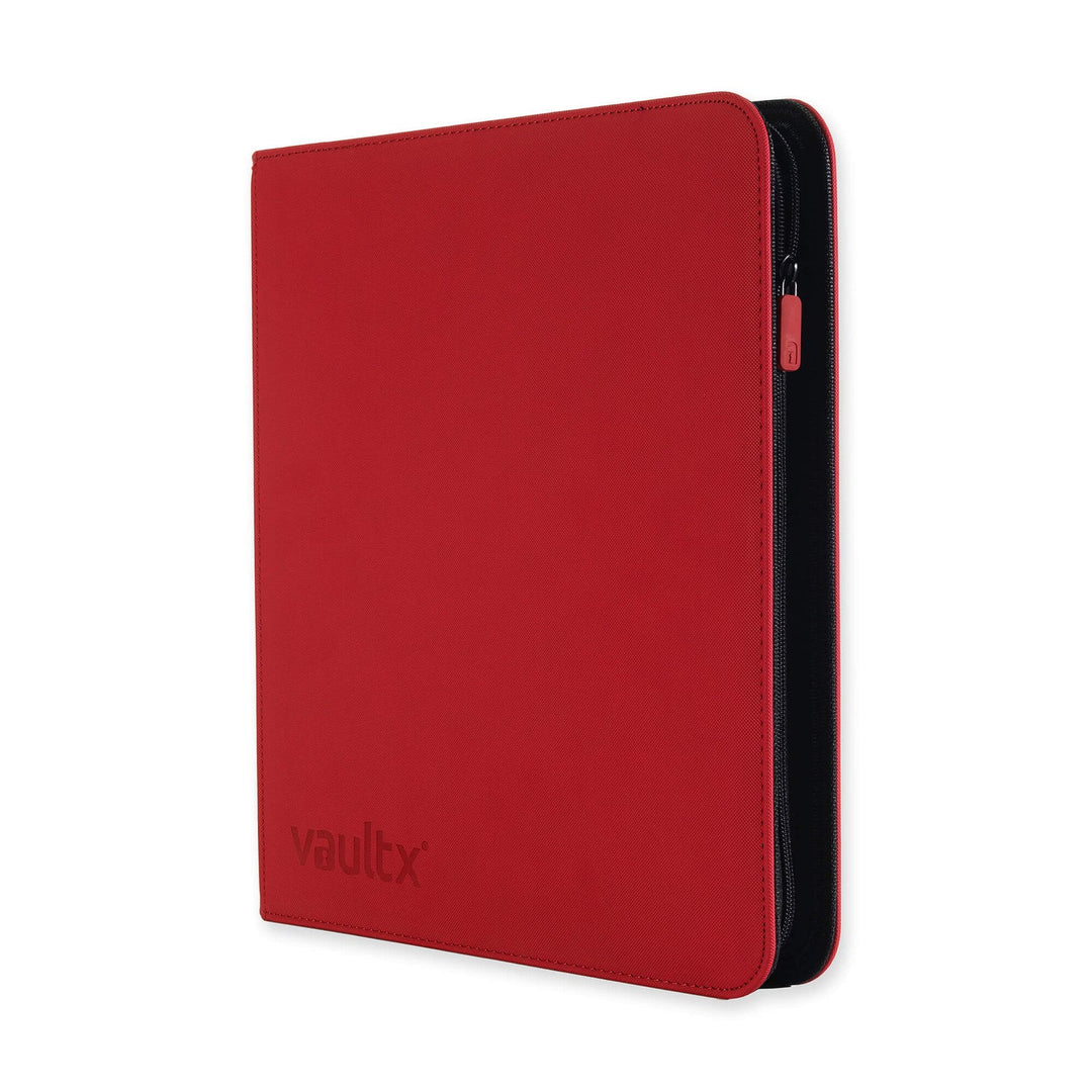 Exo-Tec Zip Binder 12-Pocket Fire Red