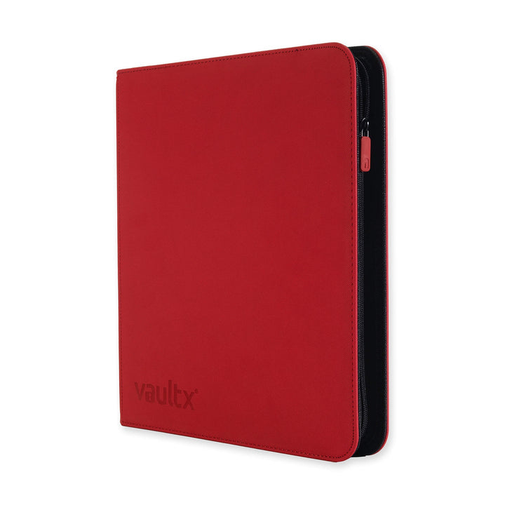 Exo-Tec Zip Binder 12-Pocket Fire Red