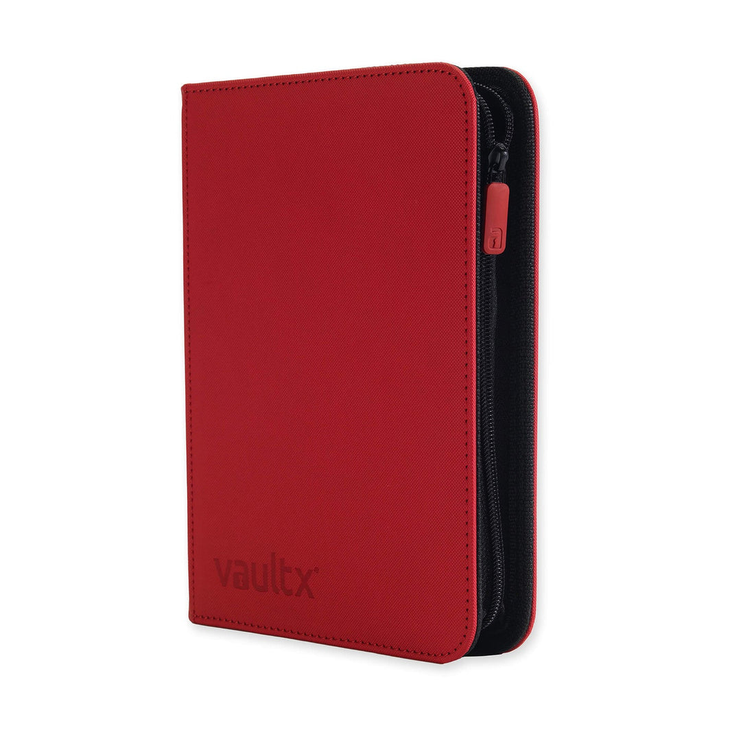 Exo-Tec Zip Binder 4-Pocket Fire Red