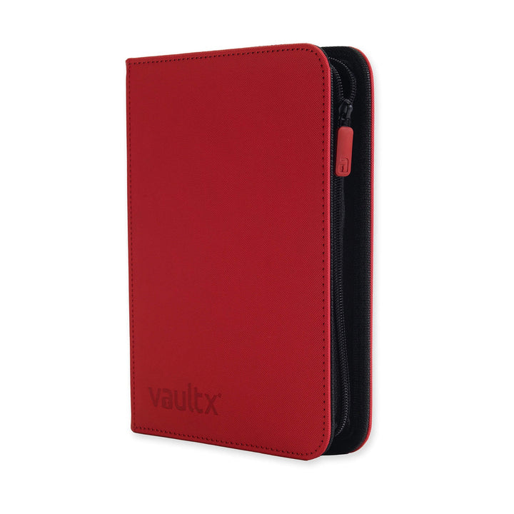 Exo-Tec Zip Binder 4-Pocket Fire Red