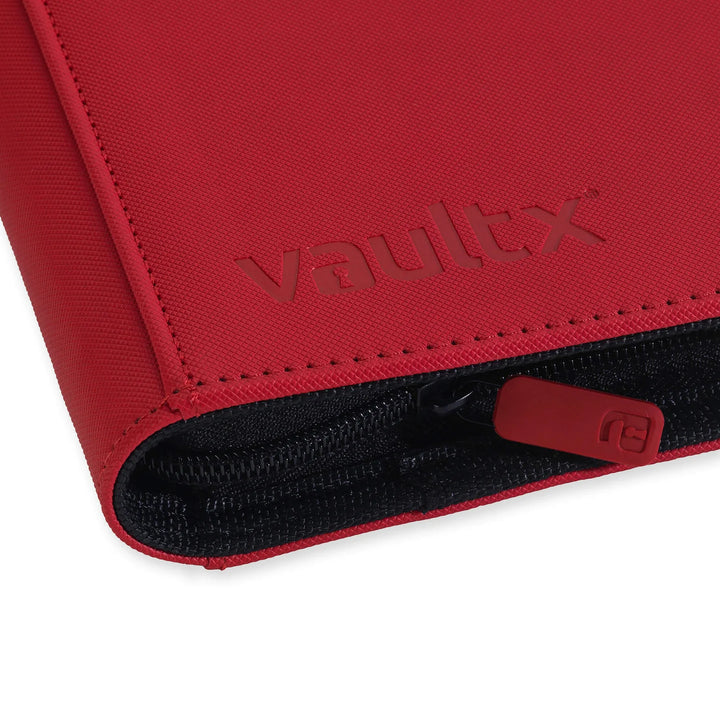 Exo-Tec Zip Binder 4-Pocket Fire Red