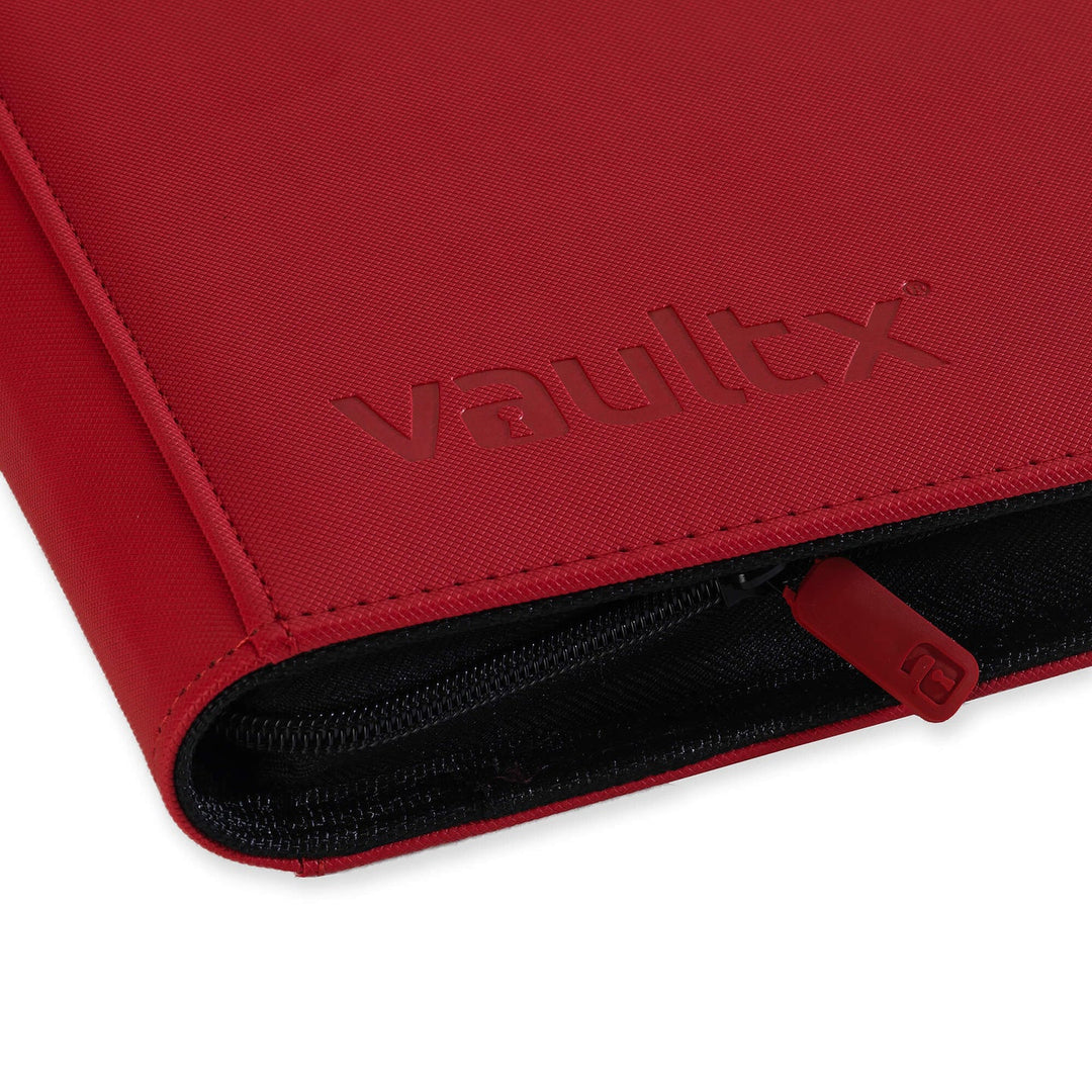 Exo-Tec Zip Binder XL 12-Pocket Fire Red