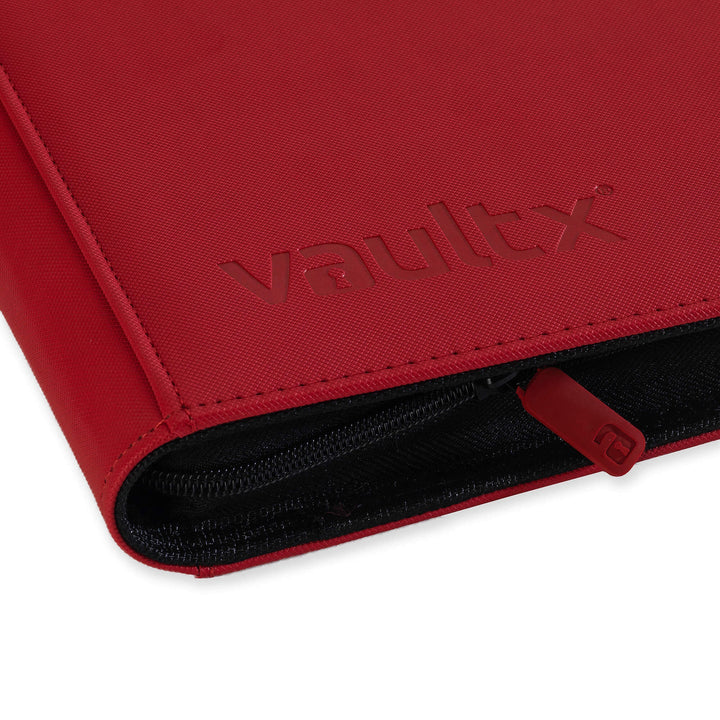 Exo-Tec Zip Binder XL 12-Pocket Fire Red
