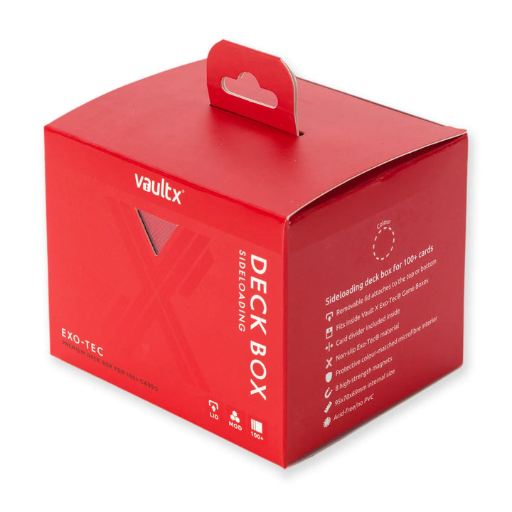 Exo-Tec Sideloading Deck Box 100+ Fire Red