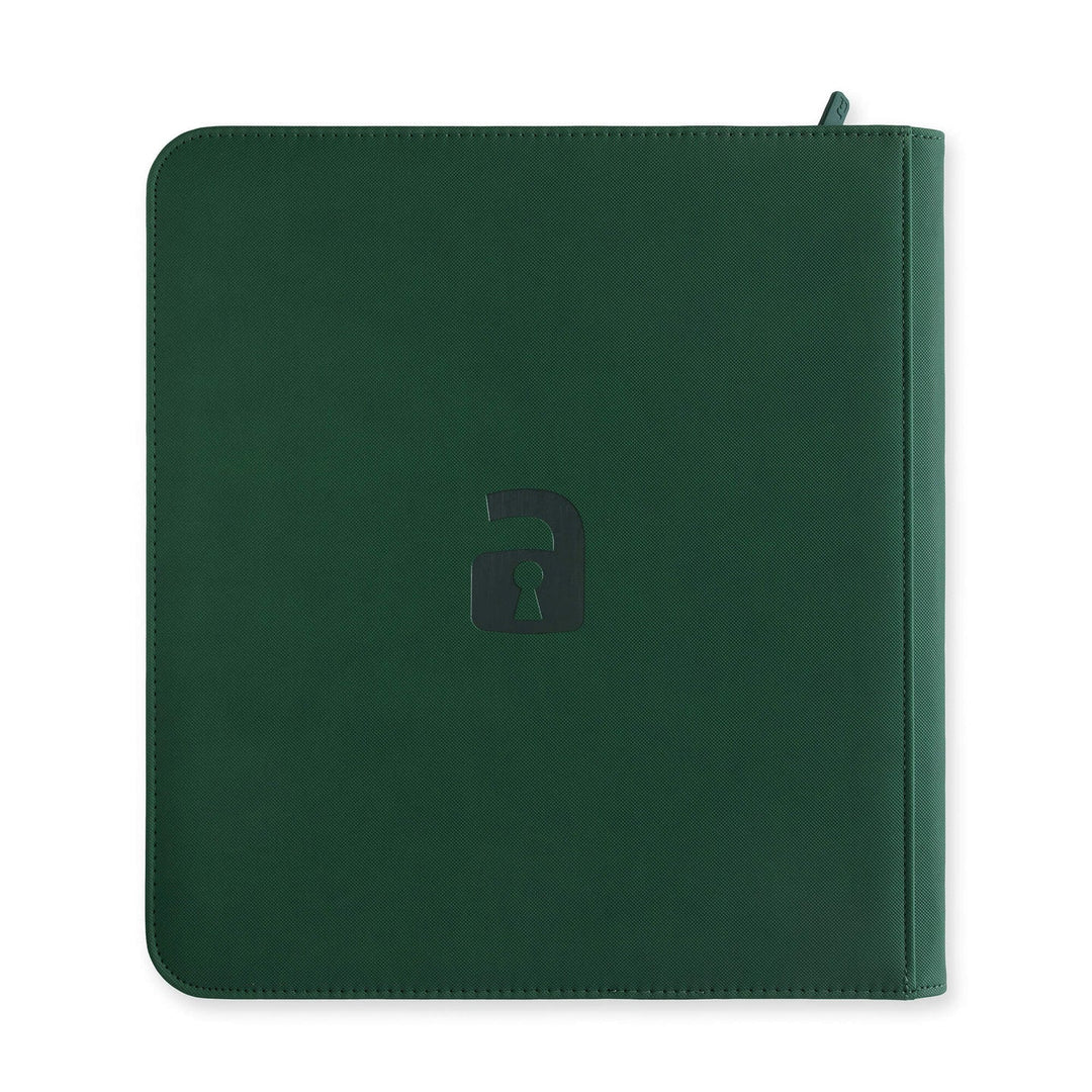 Exo-Tec Zip Binder XL 12-Pocket Forest Green