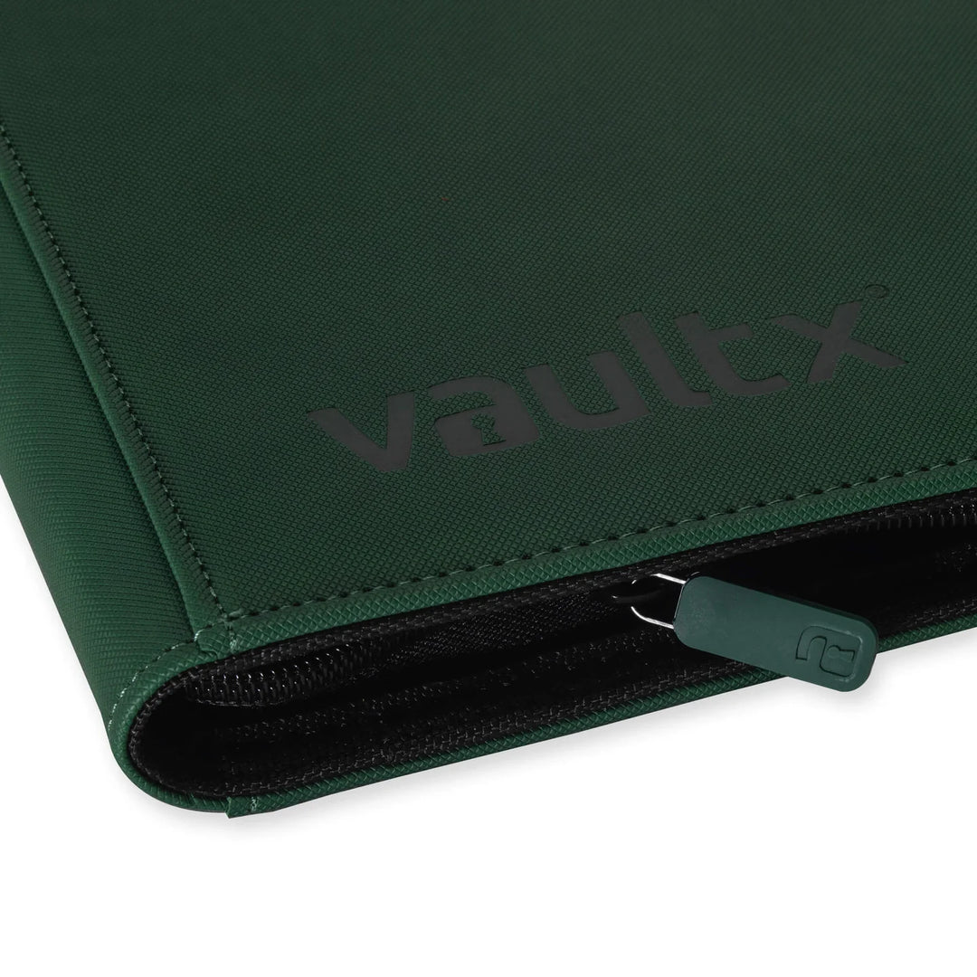Exo-Tec Zip Binder 9-Pocket Forest Green