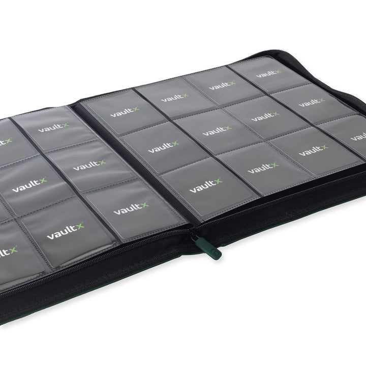 Exo-Tec Zip Binder 12-Pocket Forest Green