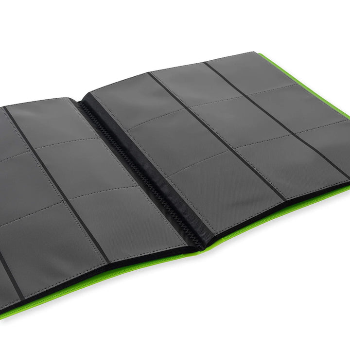 Strap Binder 9-Pocket Green
