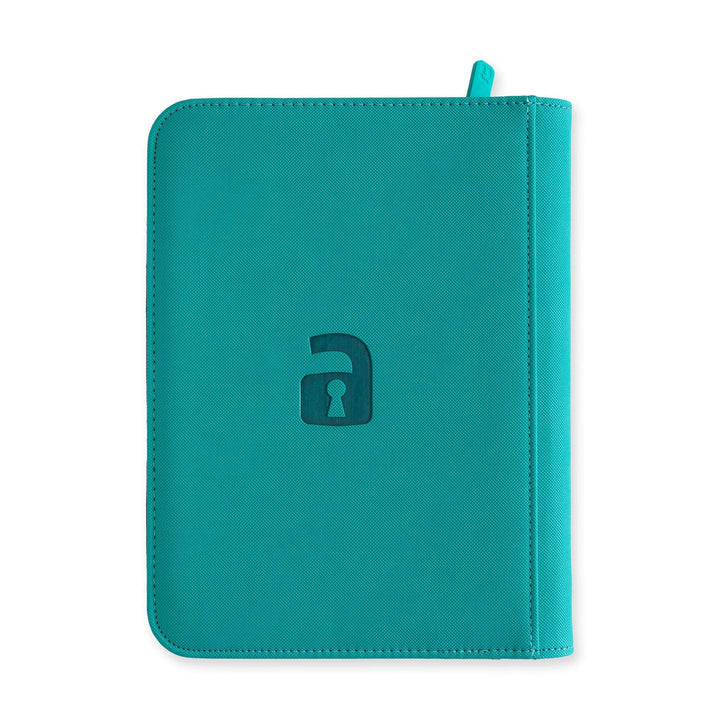 Exo-Tec Zip Binder 4-Pocket Ocean Blue