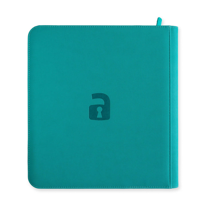 Exo-Tec Zip Binder 12-Pocket Ocean Blue