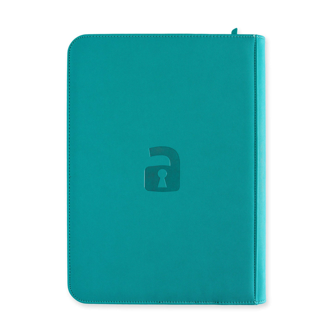 Exo-Tec Zip Binder 9-Pocket Ocean Blue