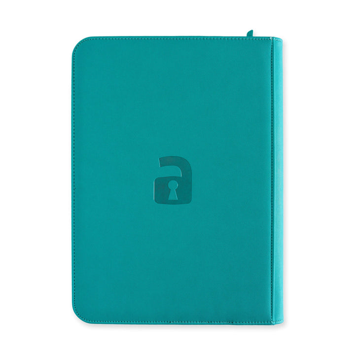 Exo-Tec Zip Binder 9-Pocket Ocean Blue