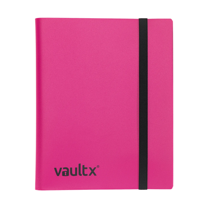 Strap Binder 9-Pocket Pink