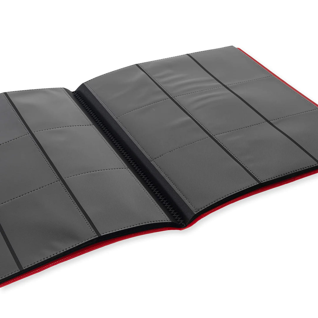 Strap Binder 9-Pocket Red
