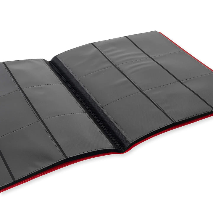 Strap Binder 9-Pocket Red