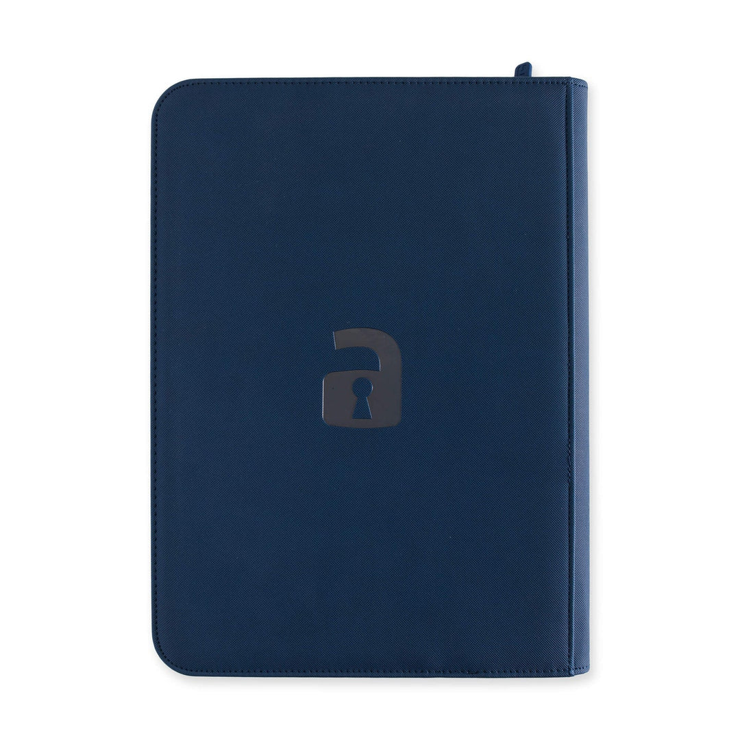 Exo-Tec Zip Binder 9-Pocket Royal Blue