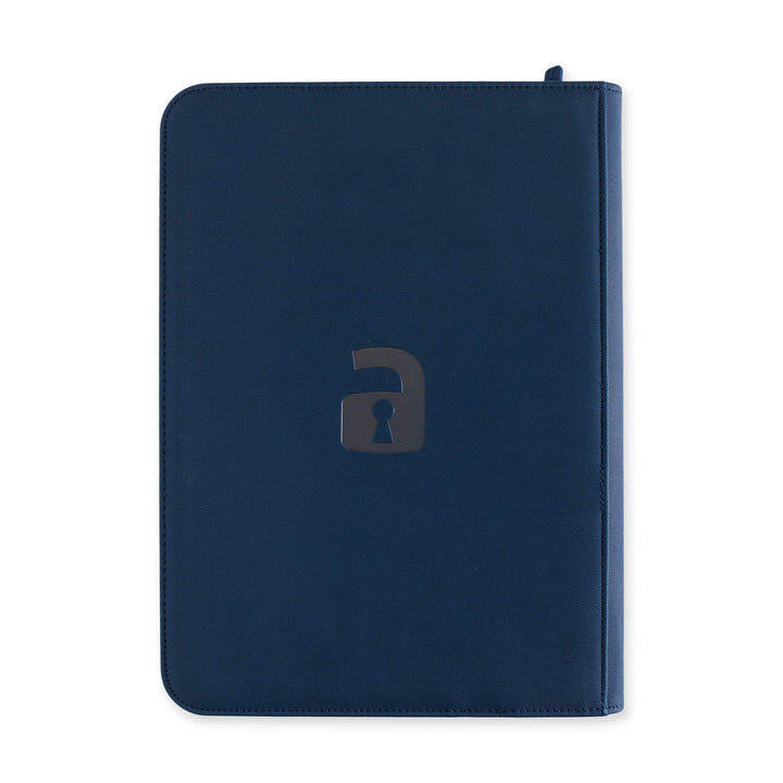 Exo-Tec Zip Binder 9-Pocket Royal Blue