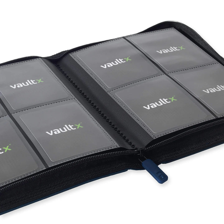 Exo-Tec Zip Binder 4-Pocket Royal Blue