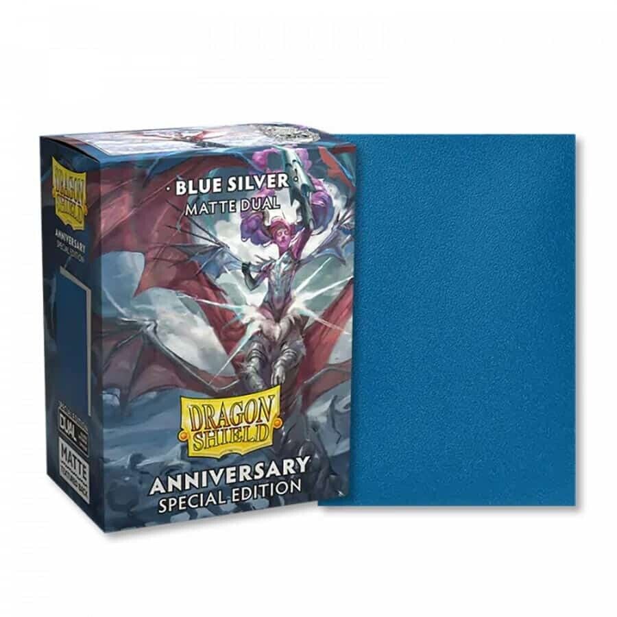 Dragon Shield Dual Matte Standard Cobalt Silver