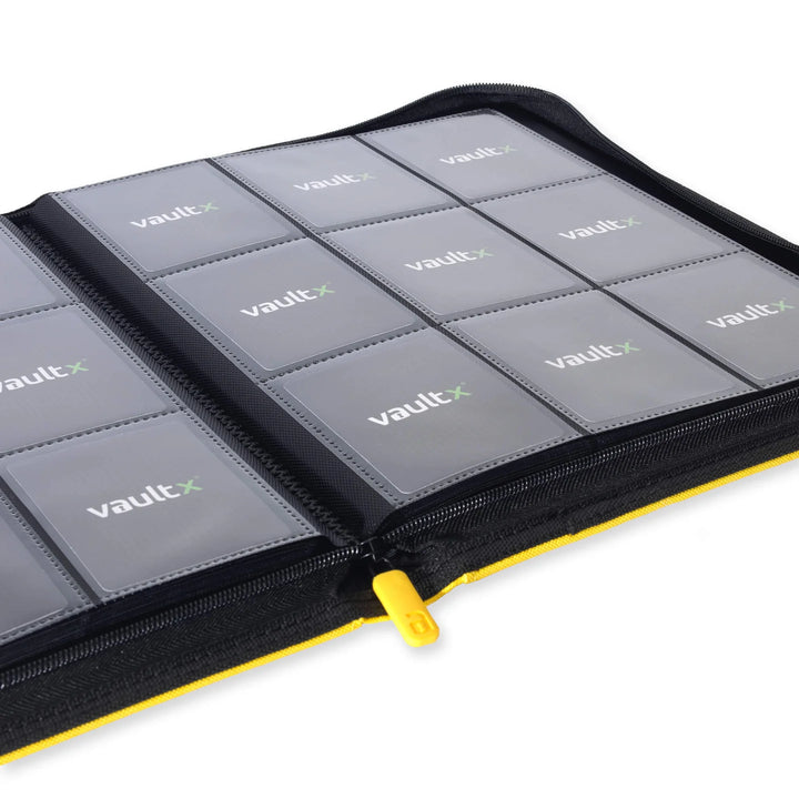 Exo-Tec Zip Binder 9-Pocket Sunrise Yellow