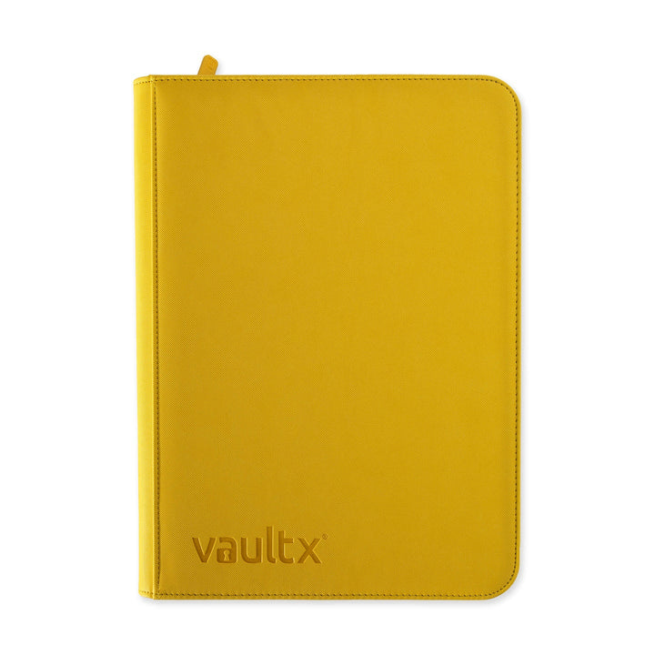 Exo-Tec Zip Binder 9-Pocket Sunrise Yellow