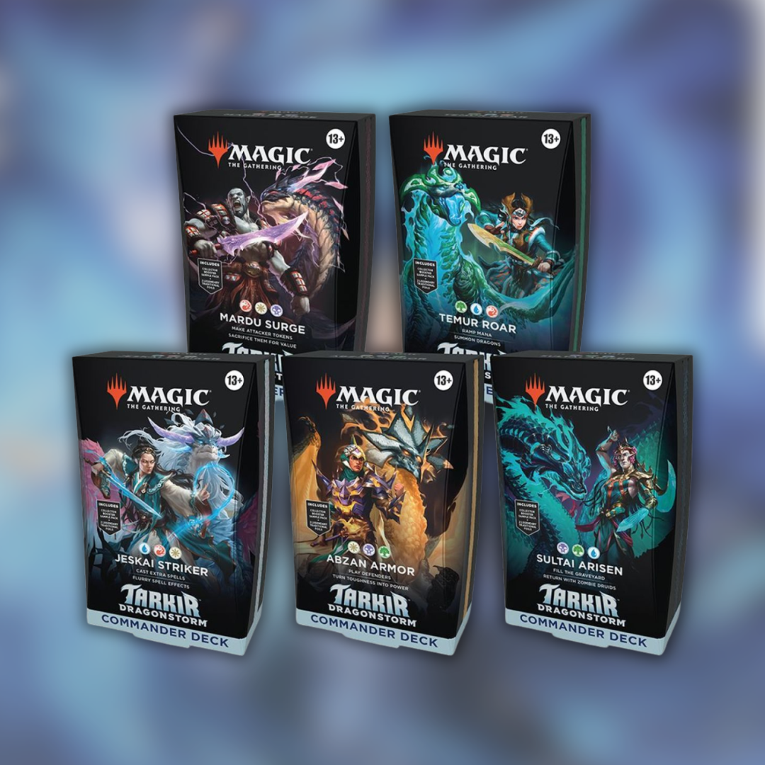 Tarkir: Dragonstorm Commander Deck Display (All 5 Decks)