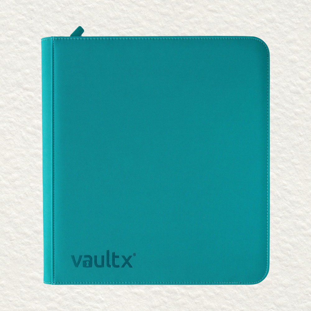 Exo-Tec Zip Binder 12-Pocket Ocean Blue