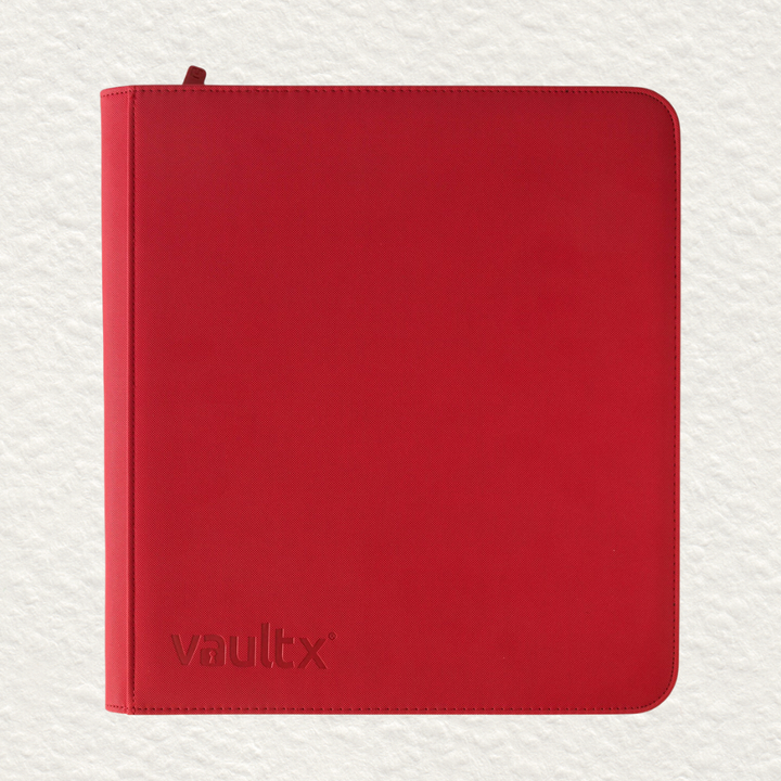Exo-Tec Zip Binder 12-Pocket Fire Red