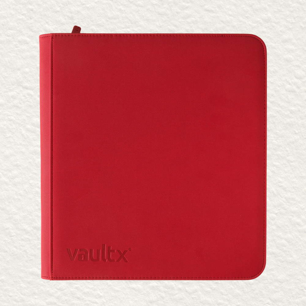 Exo-Tec Zip Binder XL 12-Pocket Fire Red