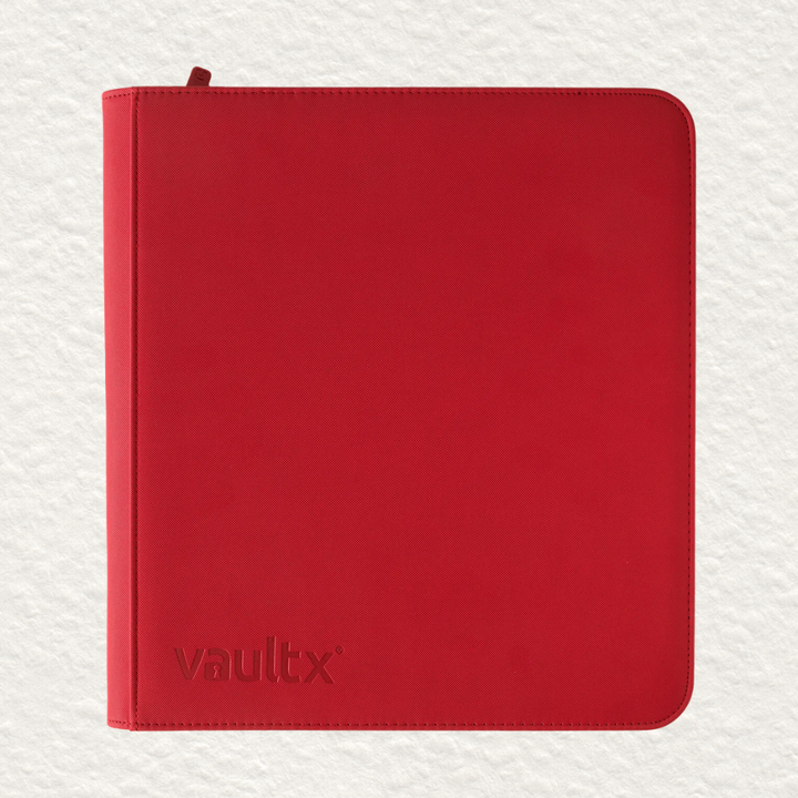 Exo-Tec Zip Binder XL 12-Pocket Fire Red