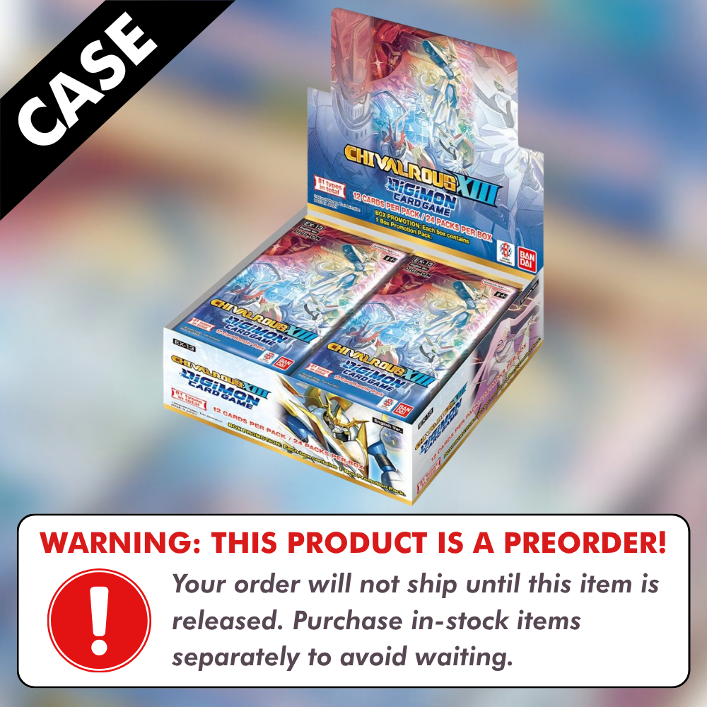 Preorder: EX-13 Extra Booster Chivalrous XIII Booster Case