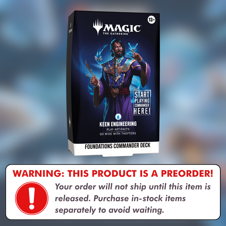 Preorder: Foundations Commander Deck Keen Engineering