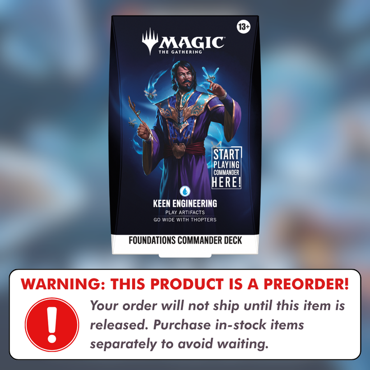 Preorder: Foundations Commander Deck Keen Engineering