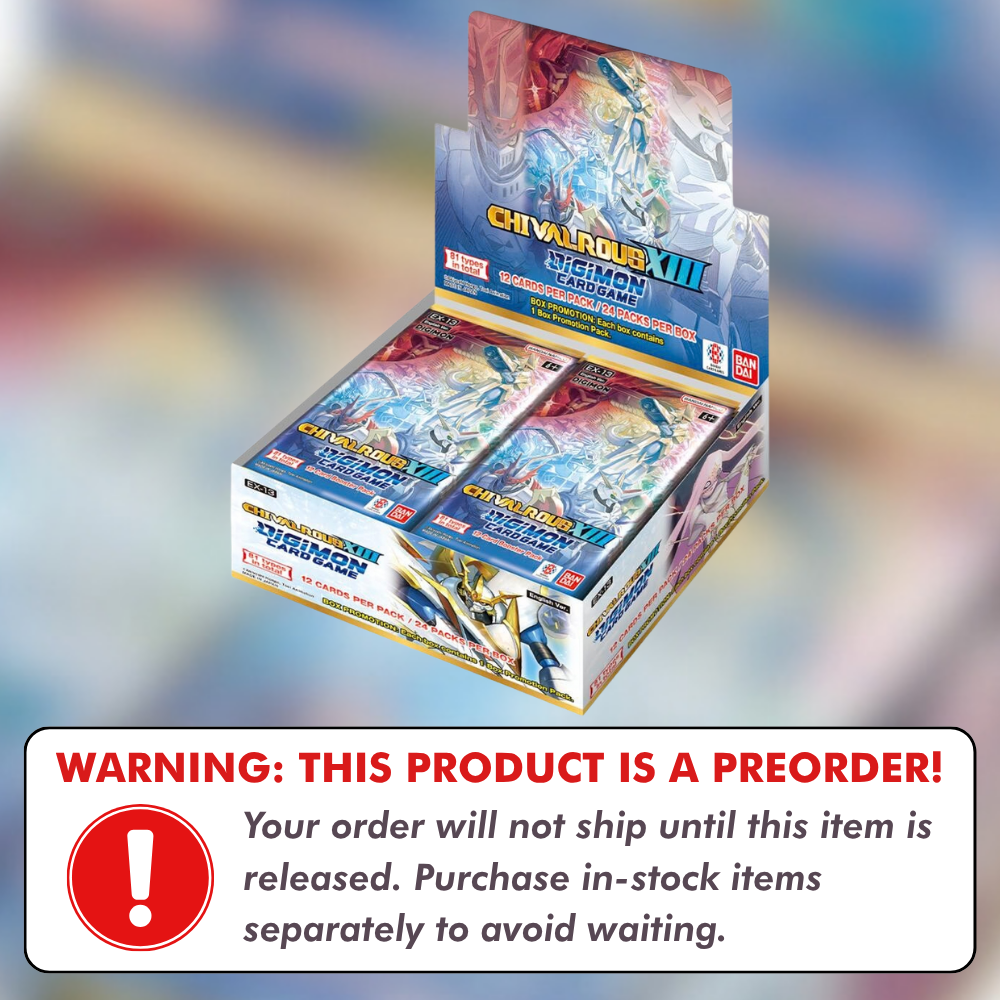 Preorder: EX-13 Extra Booster Chivalrous XIII Booster Box