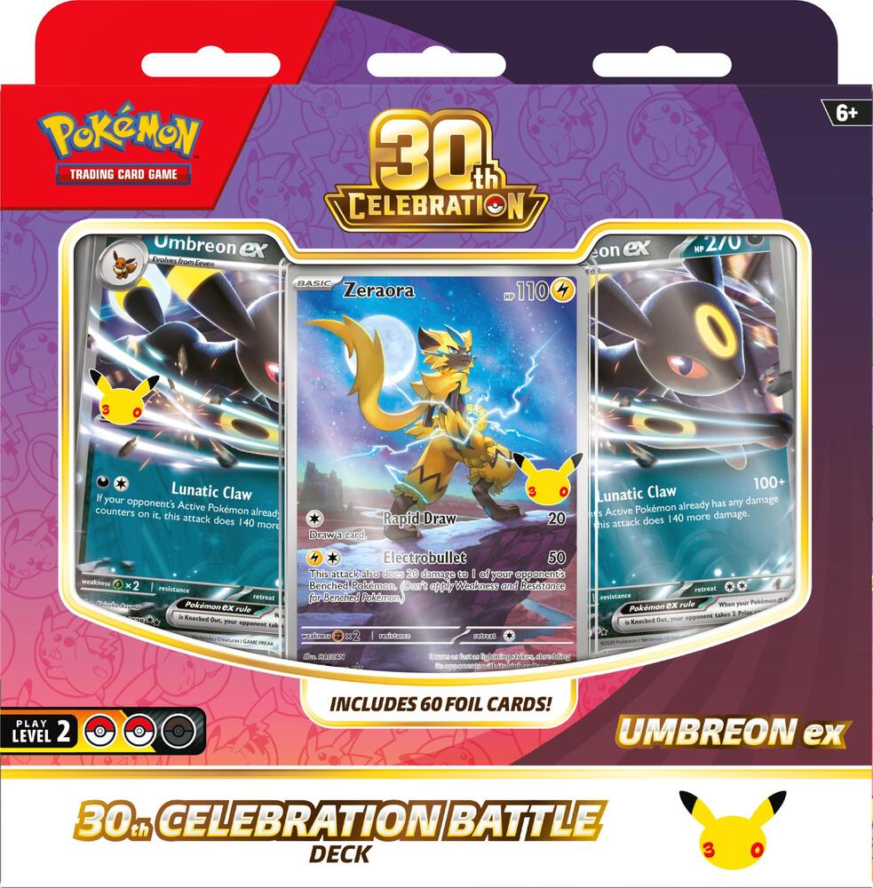 Pokemon 30th Celebration Battle Deck (Umbreon ex) (Limit 1)